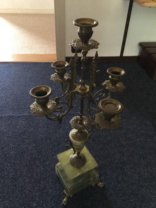 Set Of 2 Armige Candlesticks