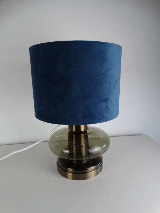 Image 1 of Lampada da tavolo in vetro vintage