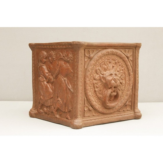 Image 1 of Vintage stoneware planter, 1905