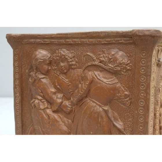 Image 1 of Vintage stoneware planter, 1905