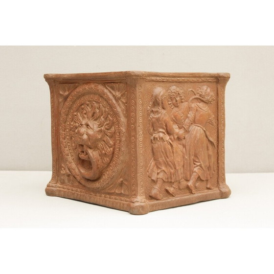 Image 1 of Vintage stoneware planter, 1905