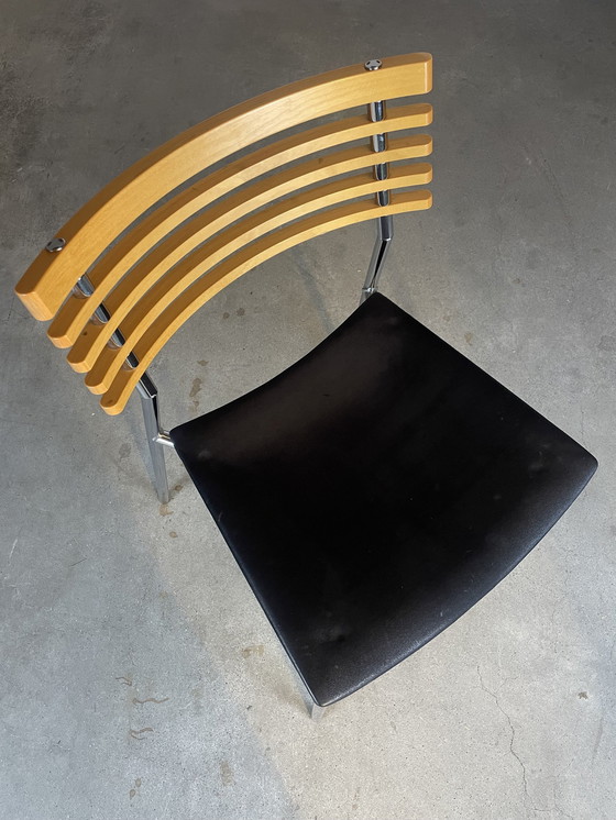 Image 1 of 4X Radius Chair By Thore Lassen & Soren Nielsen For Randers & Radius