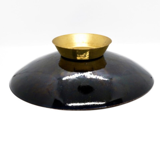 Image 1 of Vintage enameled copper bowl, Germany 1960s