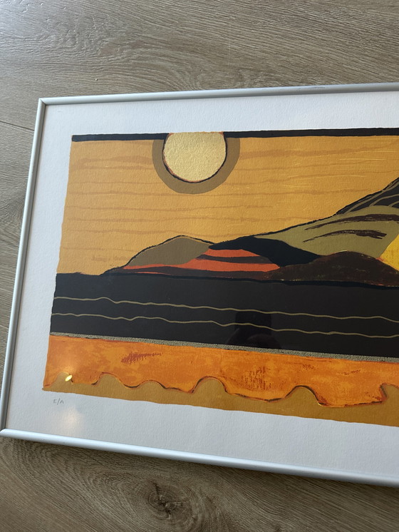 Image 1 of Ronald Boonacker - Mahe Seychelles II - framed silkscreen print