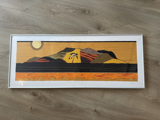 Ronald Boonacker - Mahe Seychelles II - framed silkscreen print