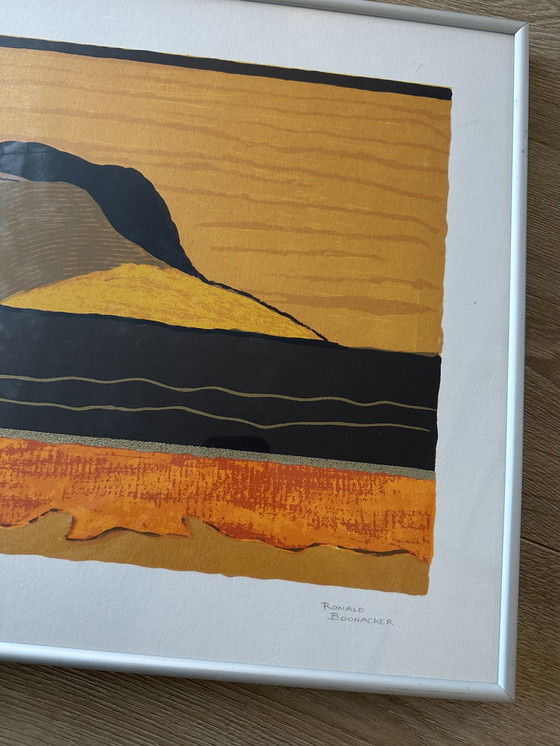 Image 1 of Ronald Boonacker - Mahe Seychelles II - framed silkscreen print