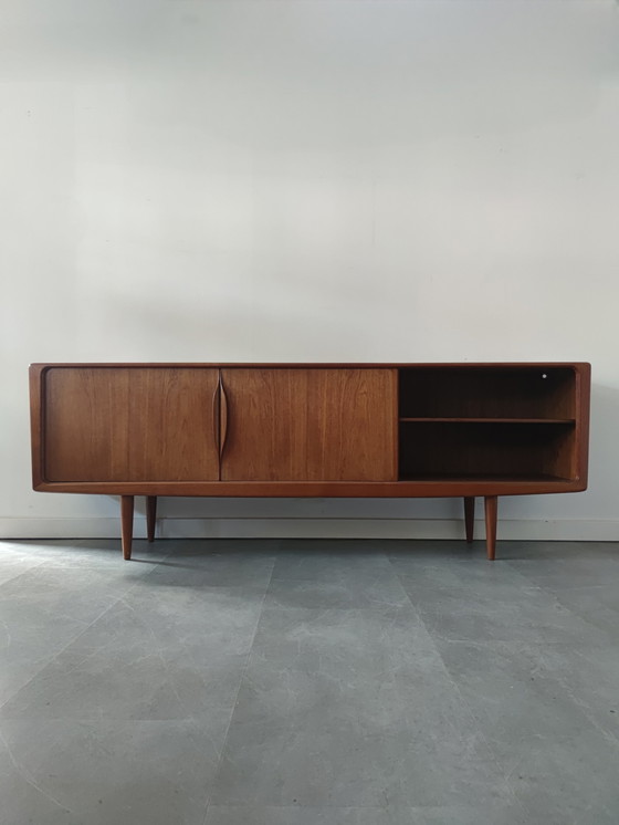 Image 1 of Vintage Danish Sideboard In Teak By H.W. Klein For Bramin