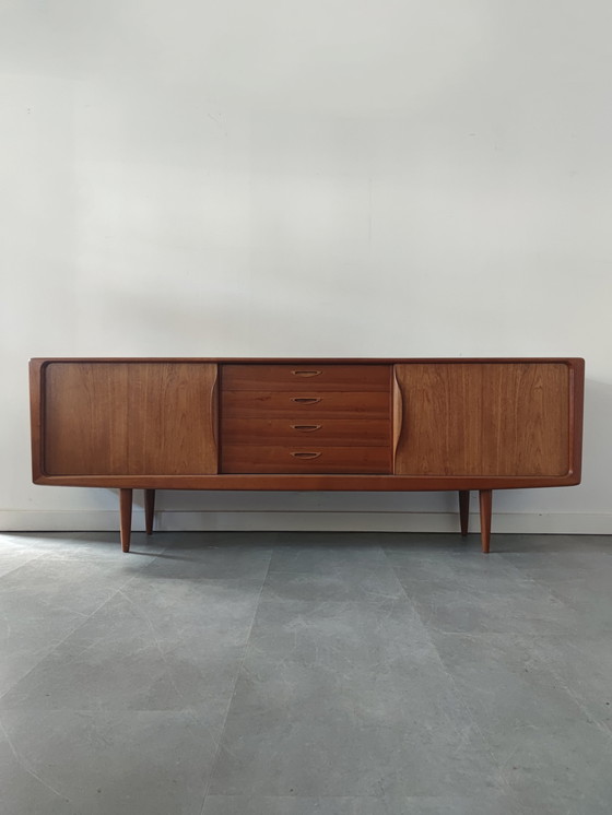 Image 1 of Vintage Danish Sideboard In Teak By H.W. Klein For Bramin