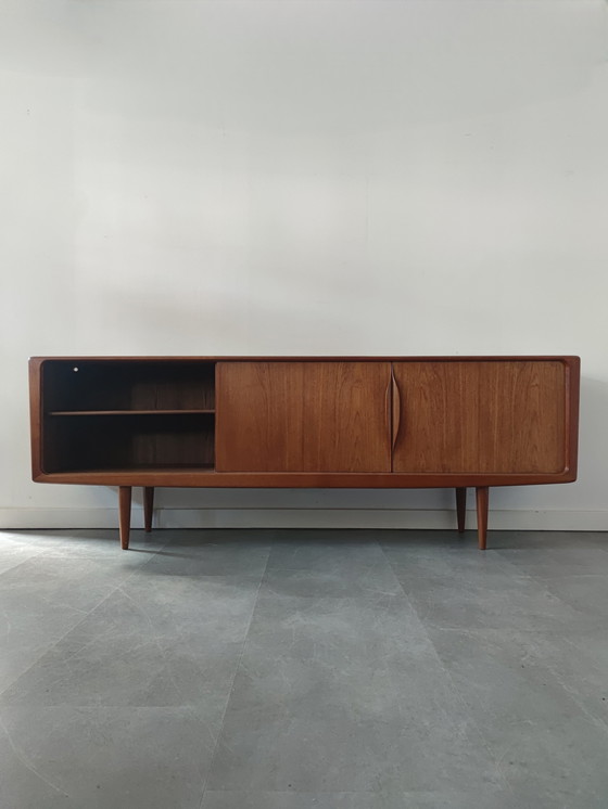 Image 1 of Vintage Danish Sideboard In Teak By H.W. Klein For Bramin