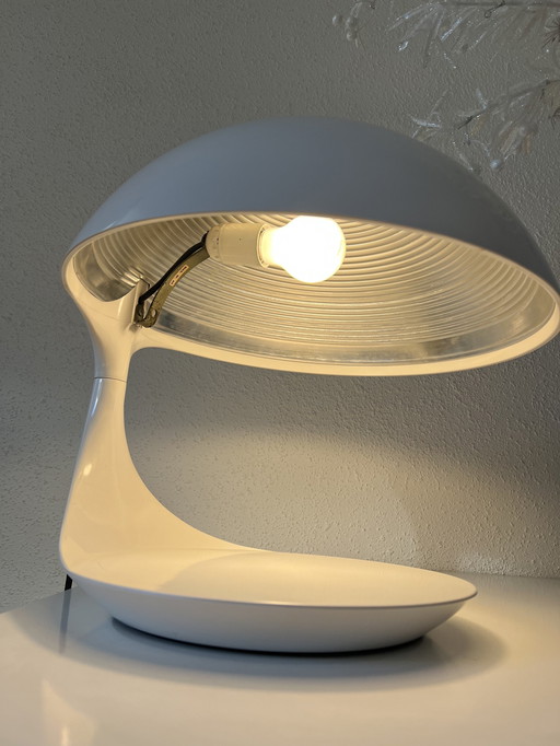 White Martinelli Luce Cobra Table Lamp