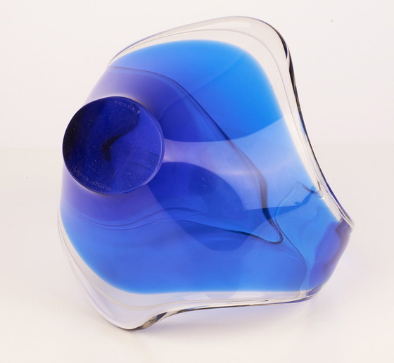 Image 1 of Mid-Century Coquille glass bowl from Flygsfors