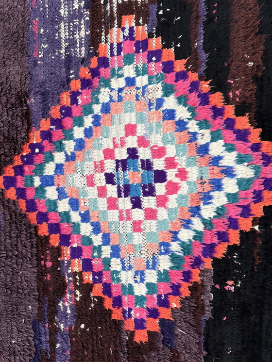 Image 1 of Tapis traditionnel marocain en coton berbère