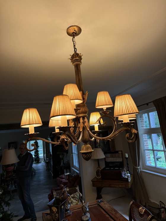 Image 1 of Chandelier 6-Armig 9-Lamps Fine Art Lamps