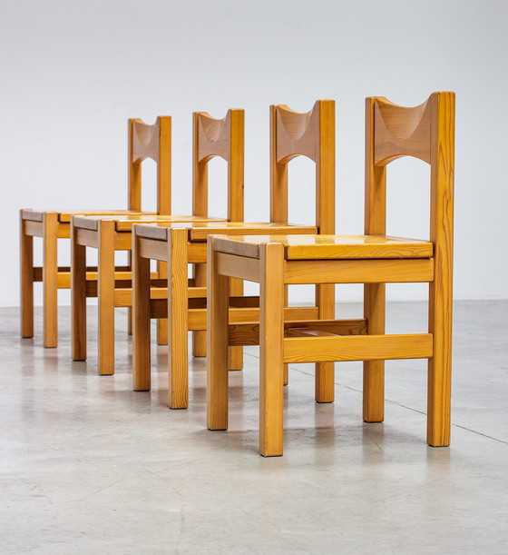 Image 1 of Set of 4 Hongisto Dining Chairs by Ilmari Tapiovaara for Laukaan Puu, Finland 1963