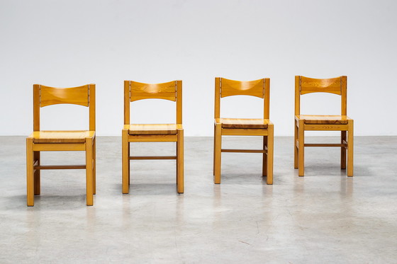 Image 1 of Set of 4 Hongisto Dining Chairs by Ilmari Tapiovaara for Laukaan Puu, Finland 1963