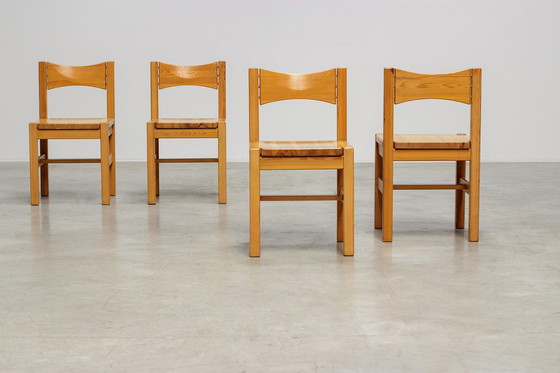Image 1 of Set of 4 Hongisto Dining Chairs by Ilmari Tapiovaara for Laukaan Puu, Finland 1963