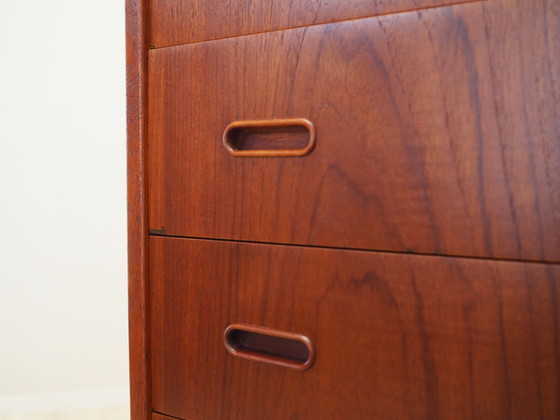 Image 1 of Teak Chest Of Drawers, Danish Design, 1970S, Production: Denmark