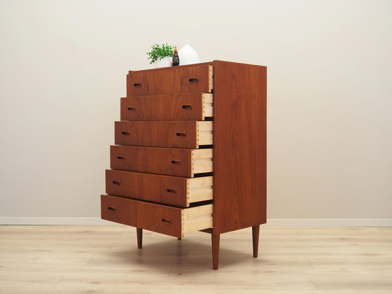 Image 1 of Teak Chest Of Drawers, Danish Design, 1970S, Production: Denmark