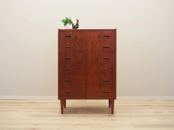 Image 1 of Teak Chest Of Drawers, Danish Design, 1970S, Production: Denmark