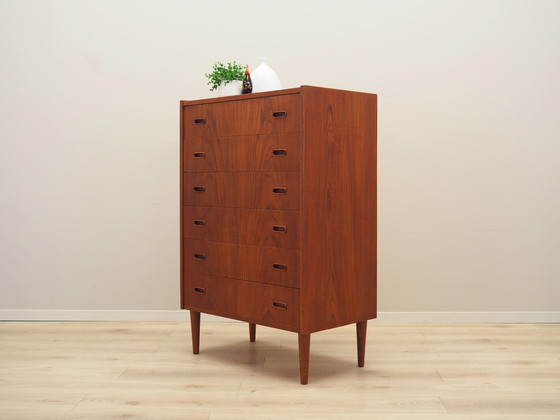 Image 1 of Teak Chest Of Drawers, Danish Design, 1970S, Production: Denmark