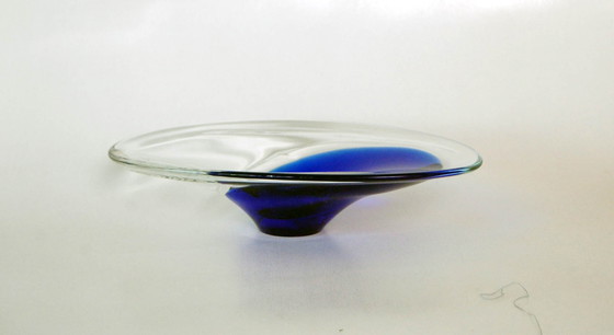 Image 1 of Crystal Glass Oval Bowl | Svoboda Glass Studio