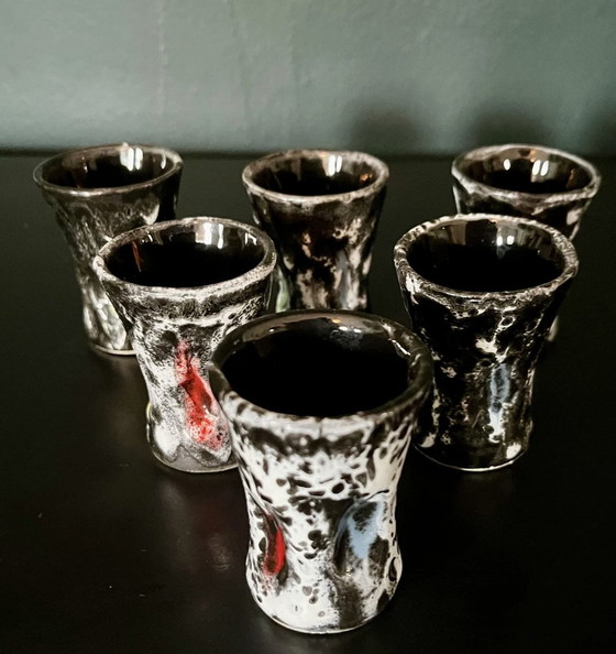 Image 1 of 6x Vallauris Liqueur Glasses