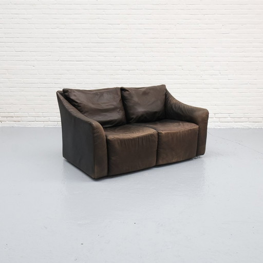 Leather Two-Seater Sofa Cor '70S