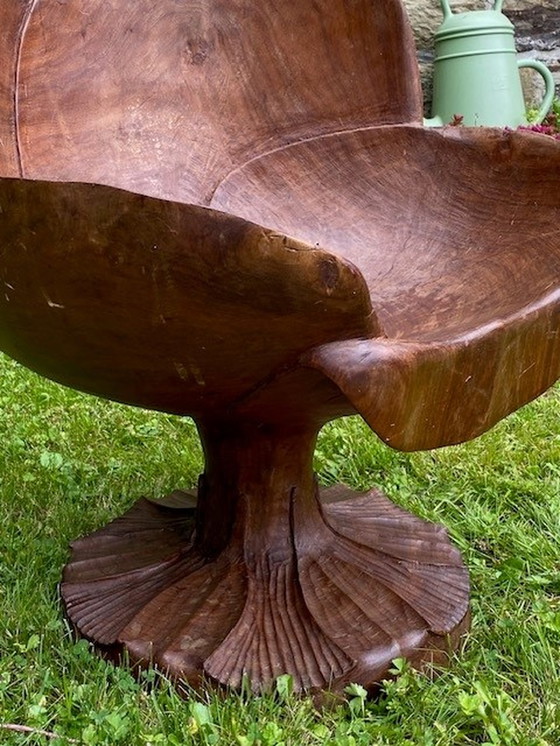 Image 1 of Chaise d'art en bois