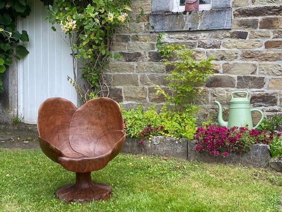 Image 1 of Chaise d'art en bois