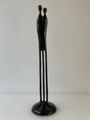 Bronze Sculpture Two Figures, Louise Hederström