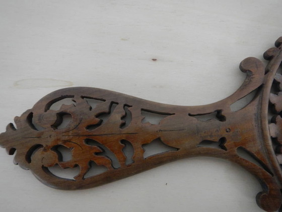 Image 1 of Olive Wood Mirror 1930