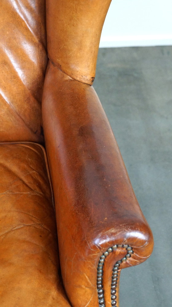 Image 1 of Sheep leather ear armchair