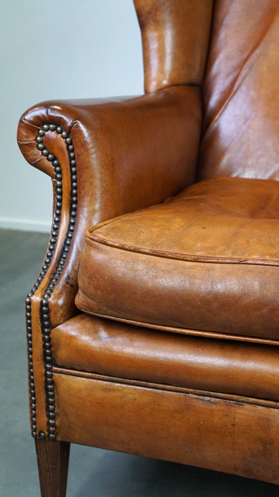 Image 1 of Sheep leather ear armchair