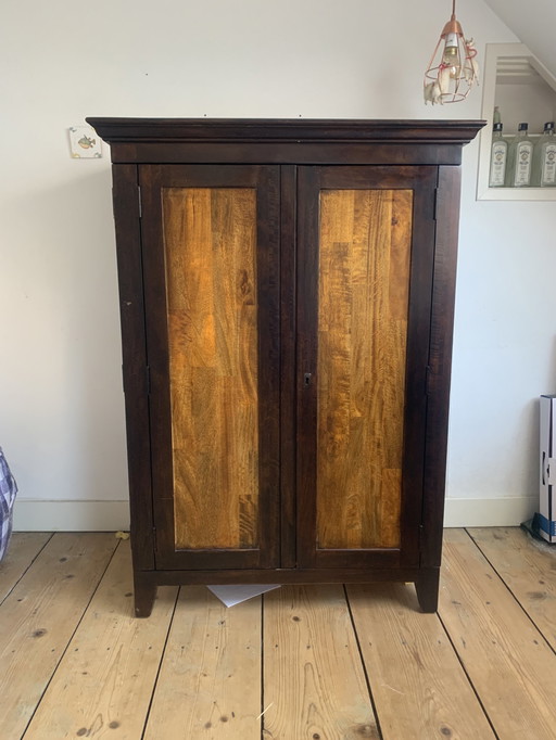 Mueble vintage para TV y ordenador con cajón extraíble