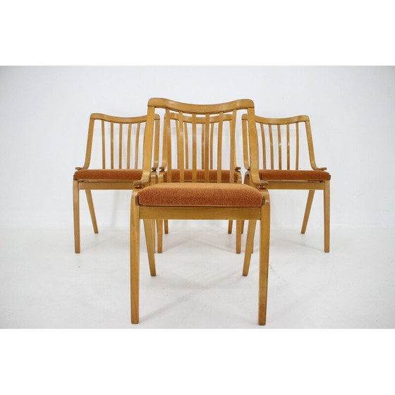 Image 1 of Set of 4 vintage chairs by Antonin Suman par Ton, Czechoslovakia 1970