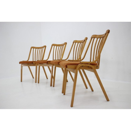 Image 1 of Set of 4 vintage chairs by Antonin Suman par Ton, Czechoslovakia 1970