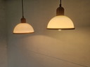 2 Vintage Steinhauer Pendant Lamps