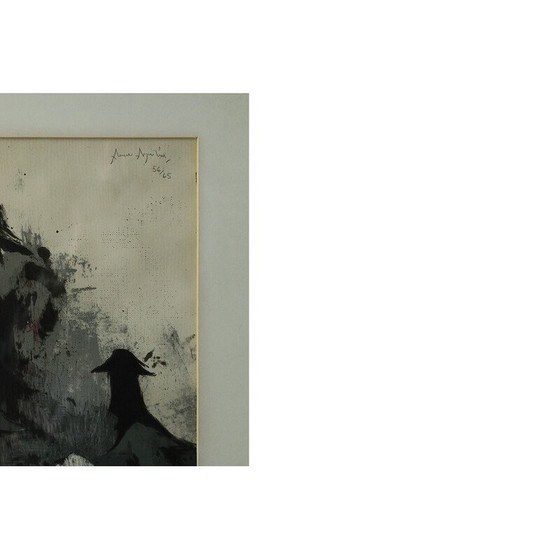 Image 1 of Vintage color lithograph