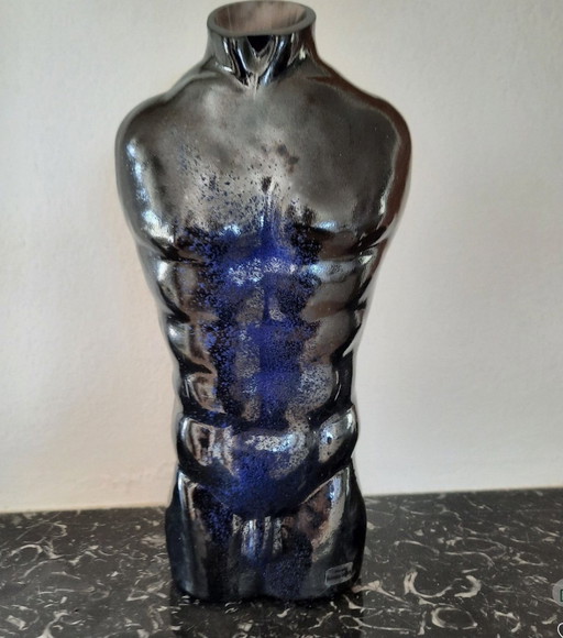 Sea Glasbruck Vase Torso Man