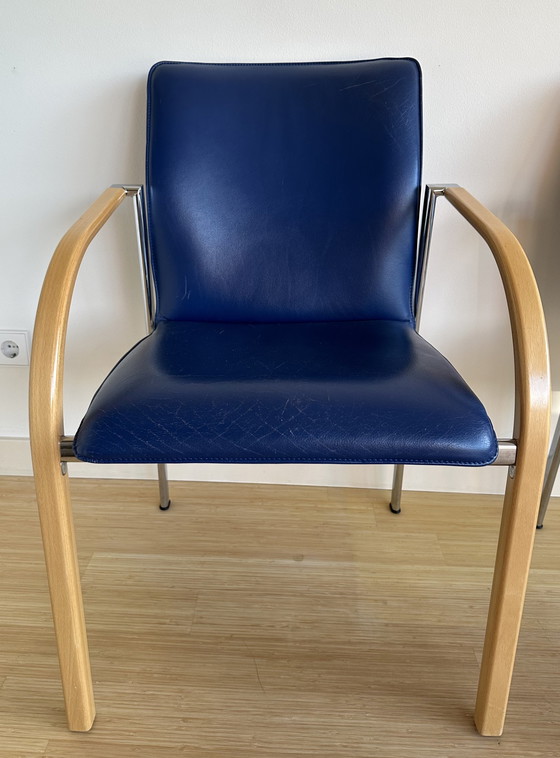 Image 1 of 4x Leolux Cimaronne chairs