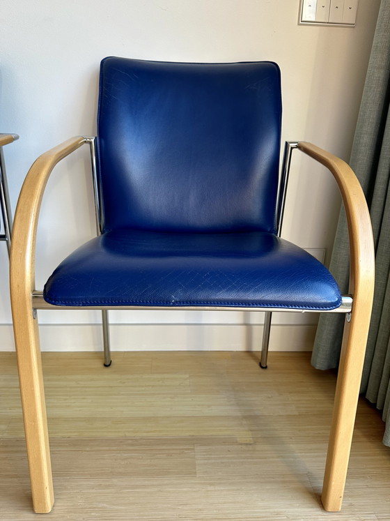 Image 1 of 4x Leolux Cimaronne chairs