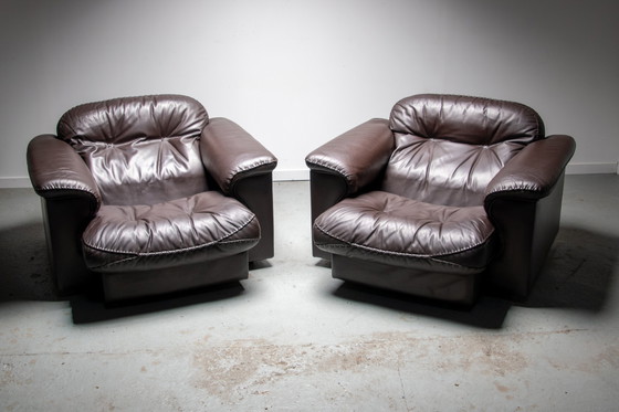 Image 1 of 2x De Sede DS 101 Armchairs