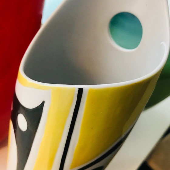 Image 1 of Vintage Vase - "Wasp" - János Török - Zsolnay - 1950