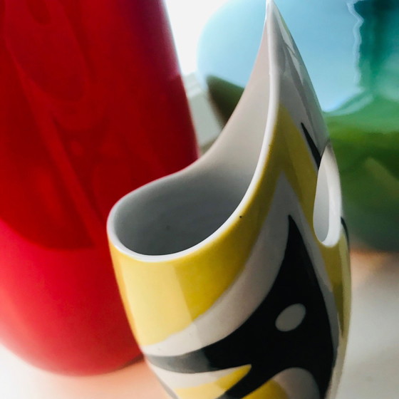 Image 1 of Vintage Vase - "Wasp" - János Török - Zsolnay - 1950
