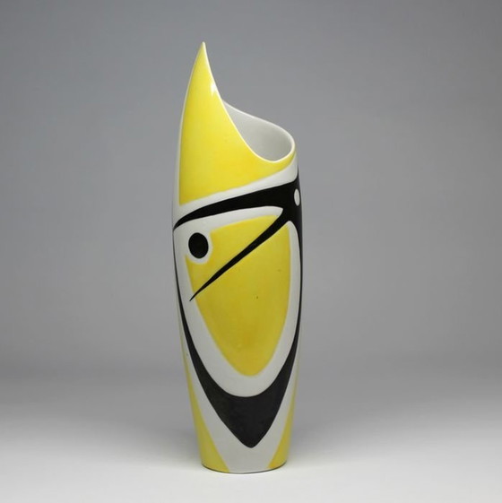 Image 1 of Vintage Vase - "Wasp" - János Török - Zsolnay - 1950