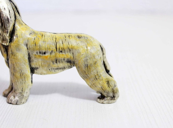 Image 1 of Afghan dog in solid pewter 1970/80