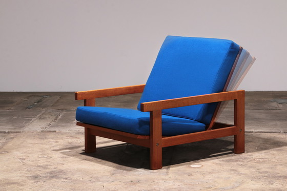 Image 1 of  Hans J Wegner GE421 Fauteuil Relax en chêne Getama avec dossier réglable