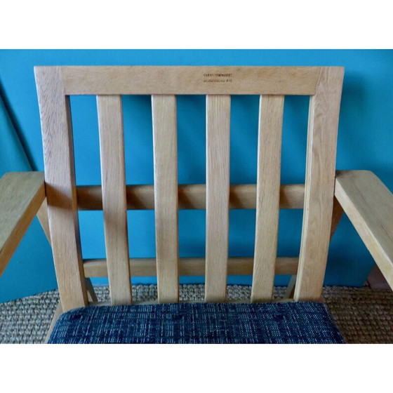 Image 1 of Vintage armchair in light oakwood by Borge Mogensen, Denmark 1965