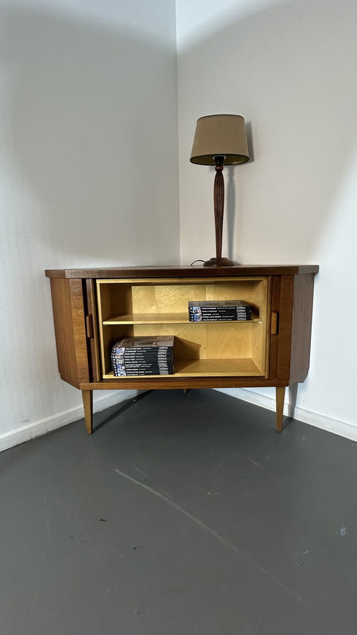 Corner Cabinet With Secret Bar '1950'