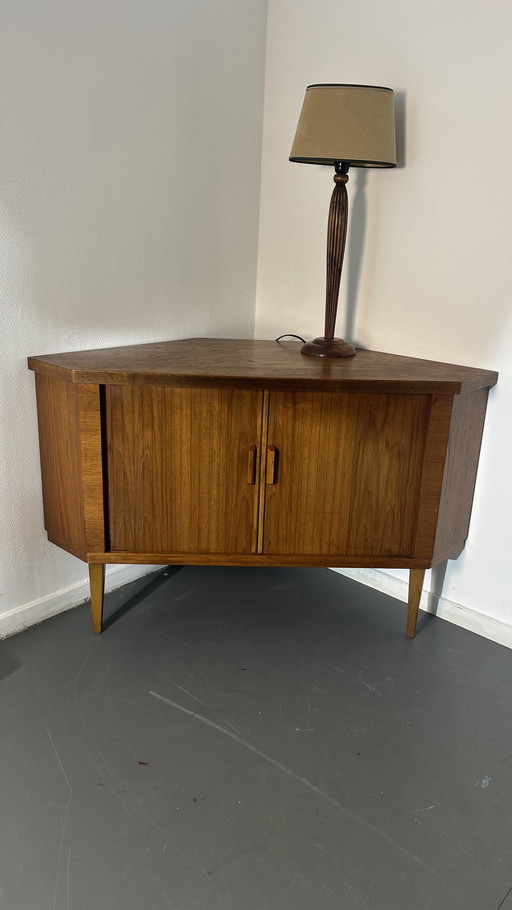 Corner Cabinet With Secret Bar '1950'